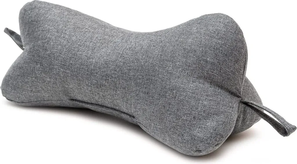 Cuscino Cervicale Osso Grigio: Supporto Premium per Letto e Divano - 3