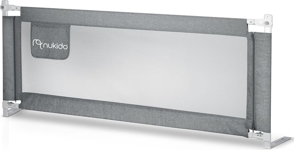 Nukido NK-227 Ochranná zábrana na postel 160 cm, šedá Obrázok produktu 