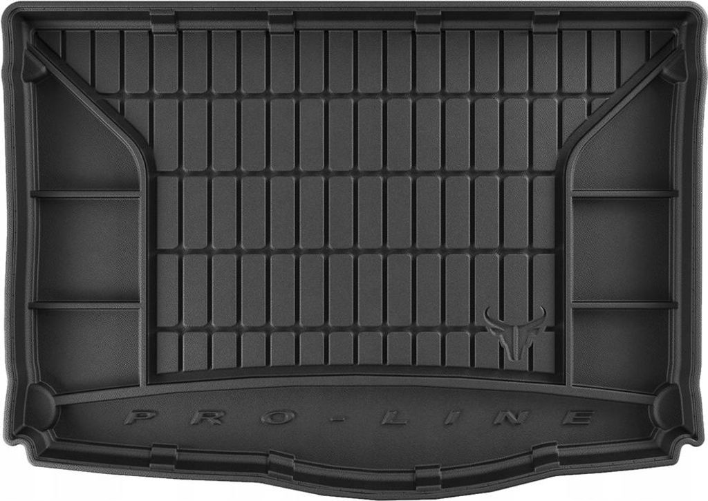 Gummi Kofferraummatte Einsatz Teppich FIAT Punto Evo 20029-2012 3d TM