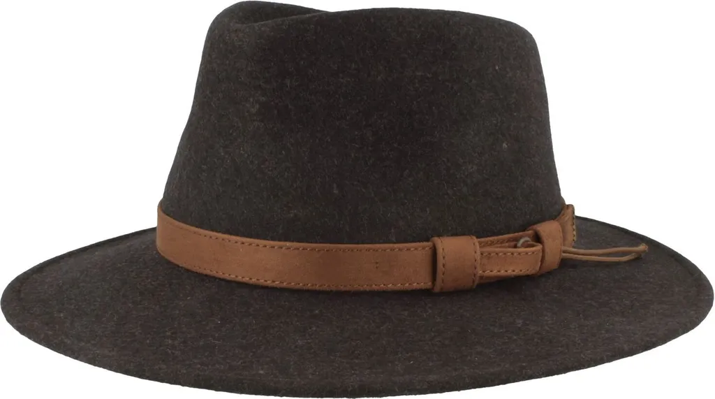Hut-Breiter Cappello in Lana con Frange - Stile Country Arrotolabile