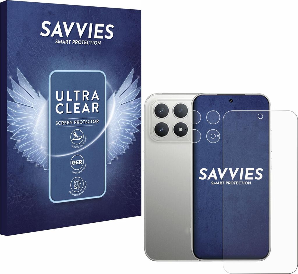 18x Für Xiaomi Poco F8 Pro 5G (Display+Kamera) Schutzfolie Savvies Displayschutz Display Schutz Folie Klar Transparent