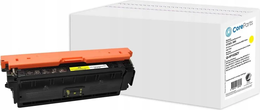 Toner jaune CF362X idéal pour impression laser de rapports pro