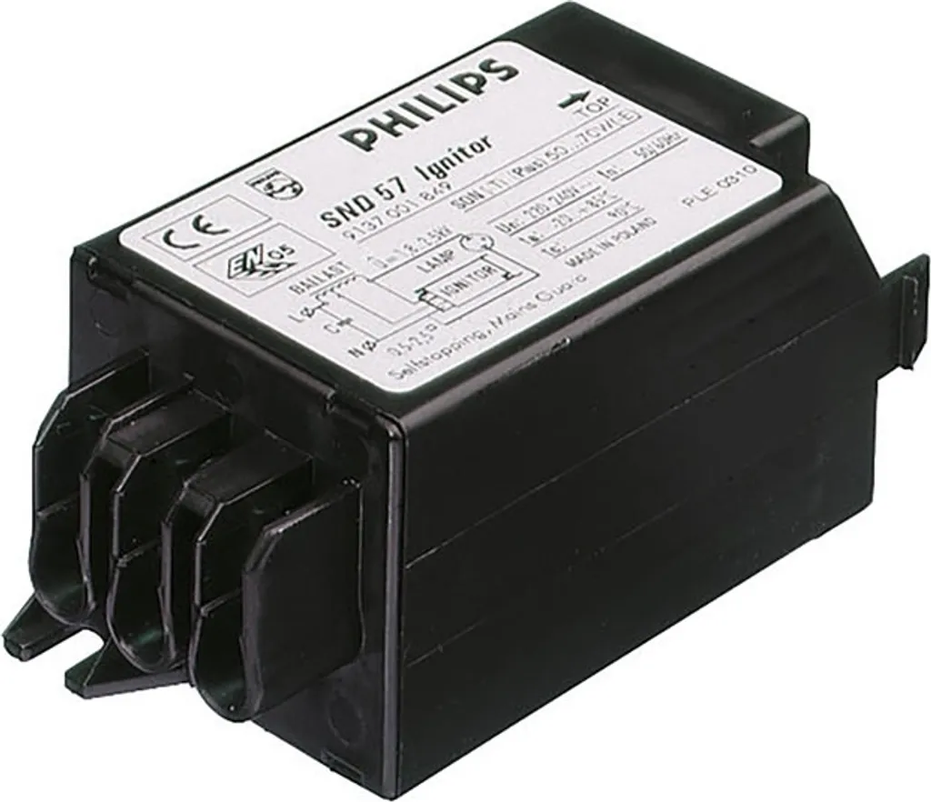 Amorceur Électronique Philips SND 58 pour Éclairage Public et Industriel