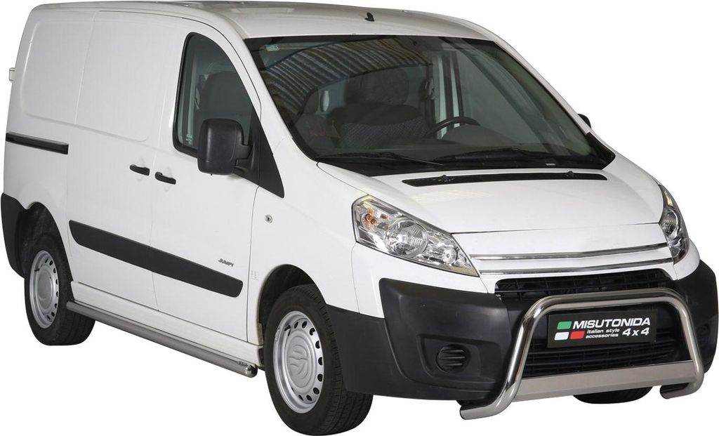 Frontbügel Frontschutzbügel für Citroen Jumpy 2006-2015 ø63mm Stahl Silber