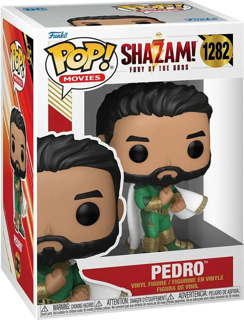 Statue Figurine Pop Shazam Pedro 1280 - Jouet de Collection DC 10cm