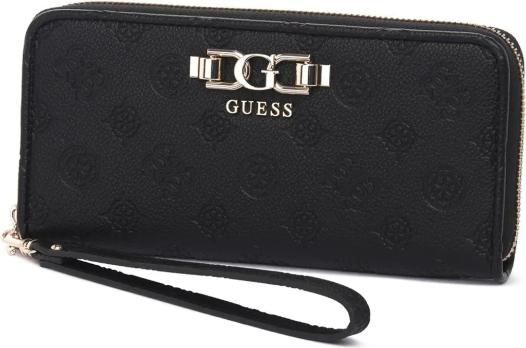 Portefeuille Guess 16146BLO en similicuir noir chic pour femme élégante