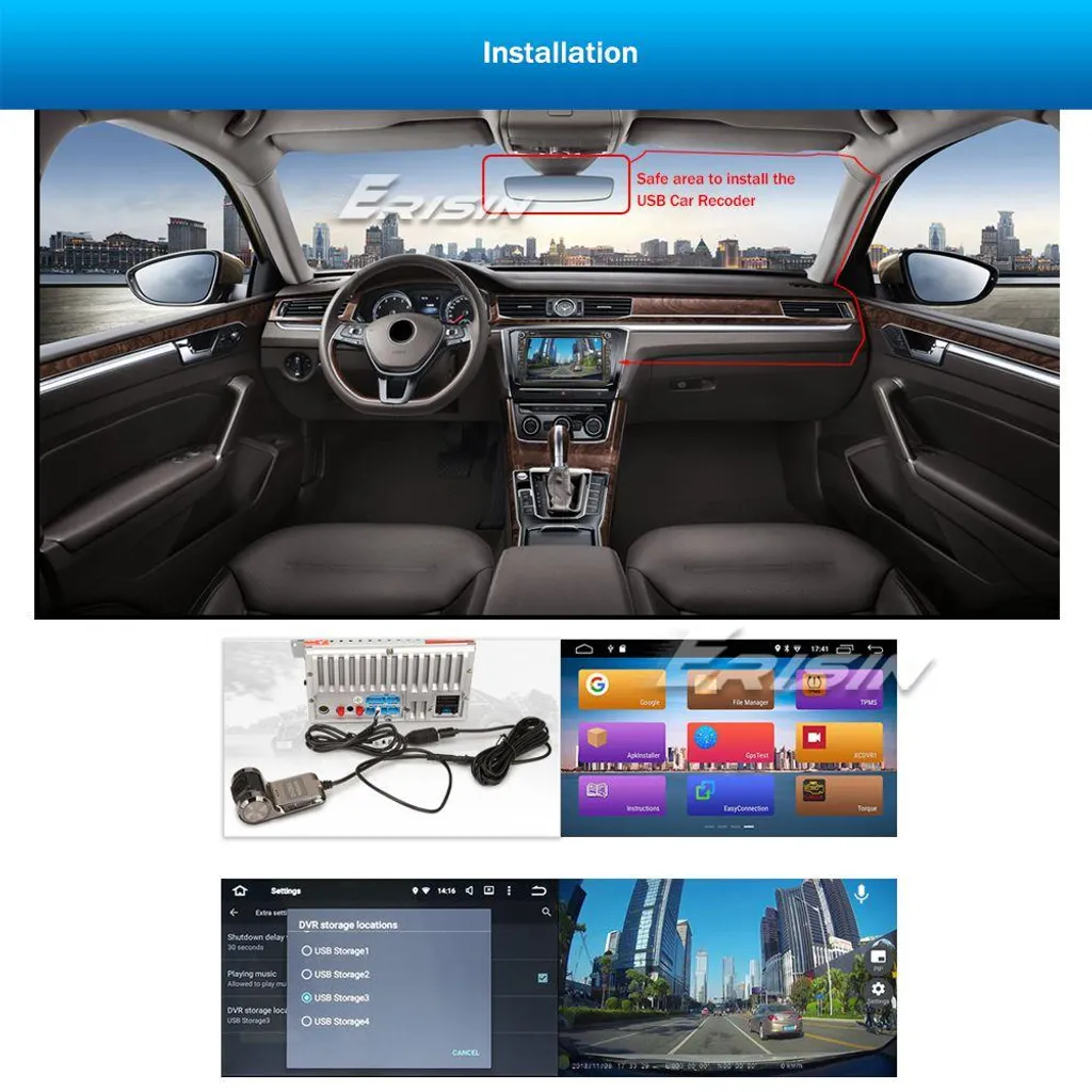 Dashcam voiture Full HD objectif réglable et vision nocturne Starlight PRO
