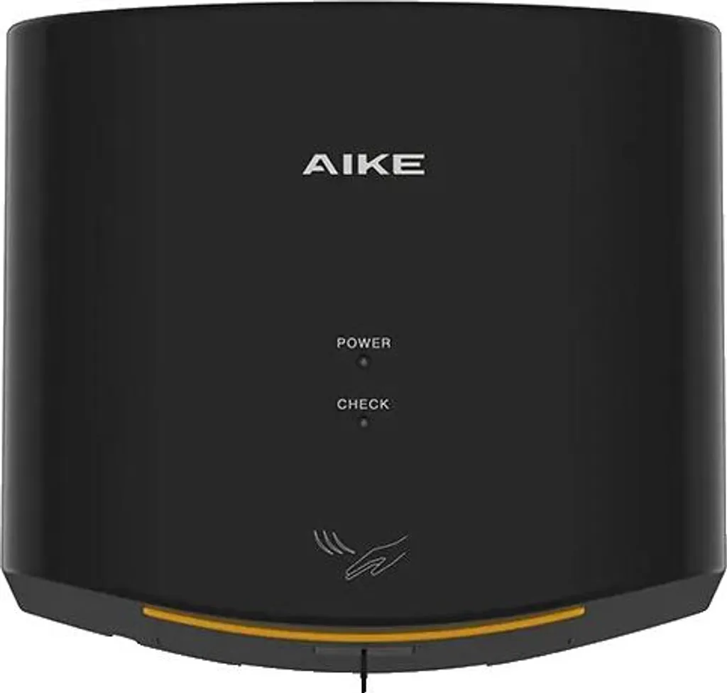 Sèche-mains automatique rapide noir pour bureaux et restaurants AK2630S