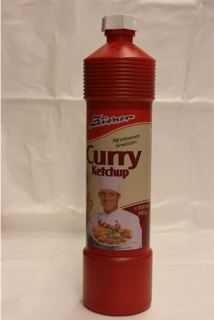 Zeisner Curry Ketchup 800ml Flasche
