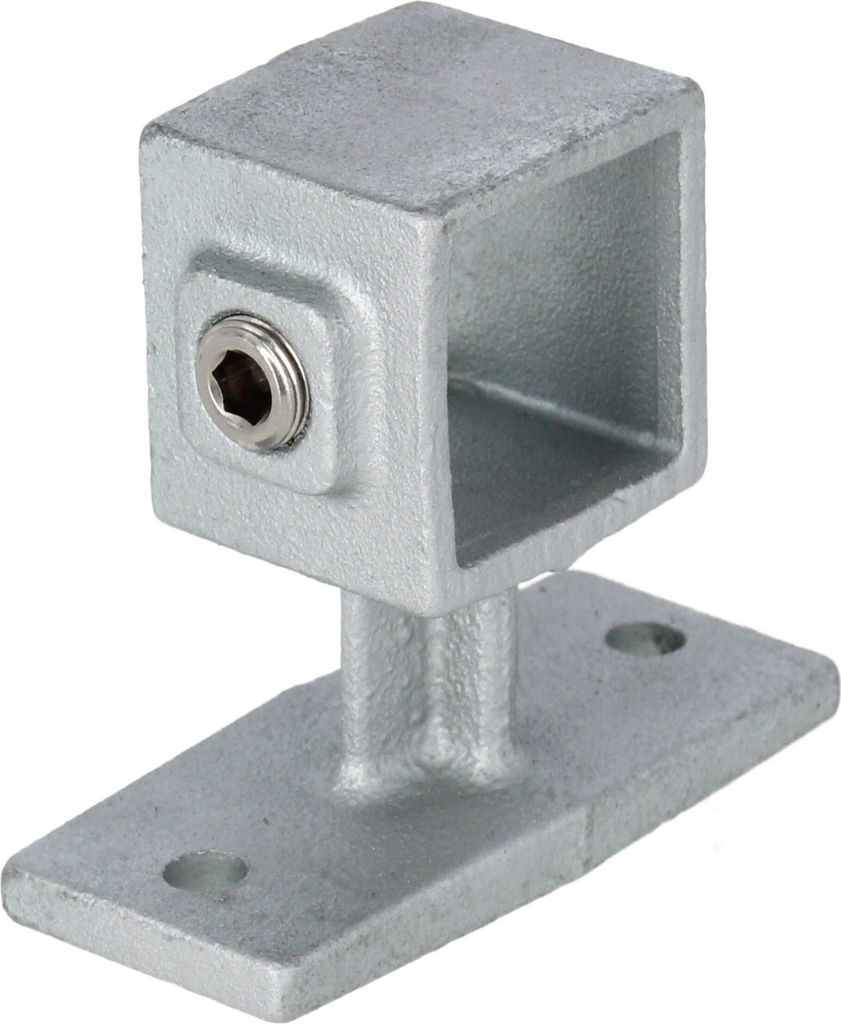 Rohrverbinder Halterung durchgehend für Quadratrohr 40 mm AVERDE
