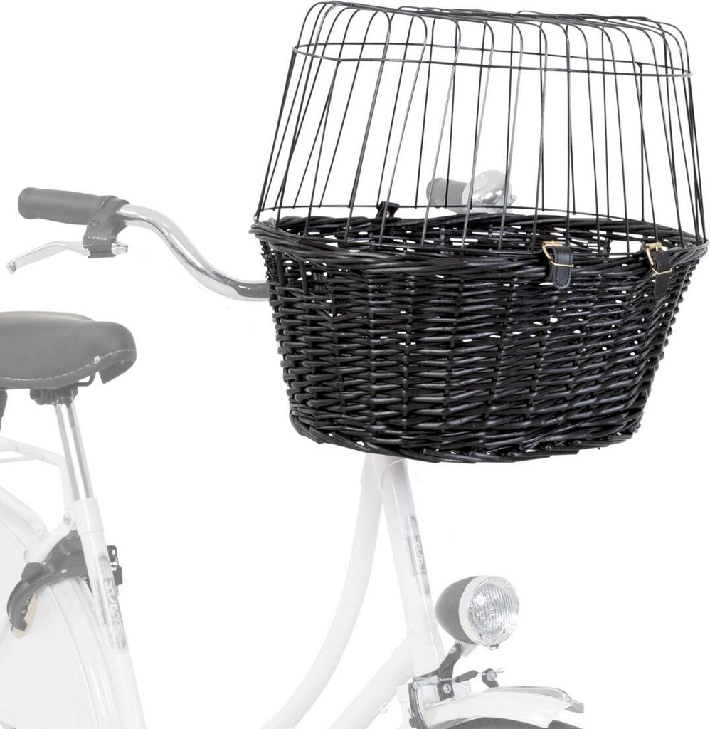 TRIXIE Hundefahrradkorb - schwarz - 50 × 41 × 35 cm