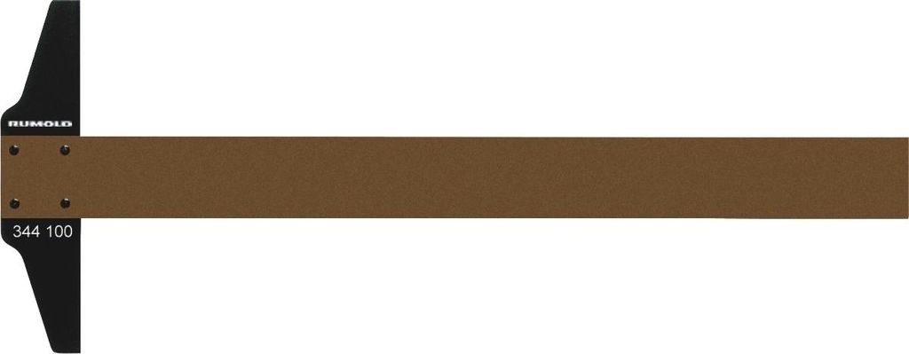 Zeichenschiene braun 100cm Produktbild 