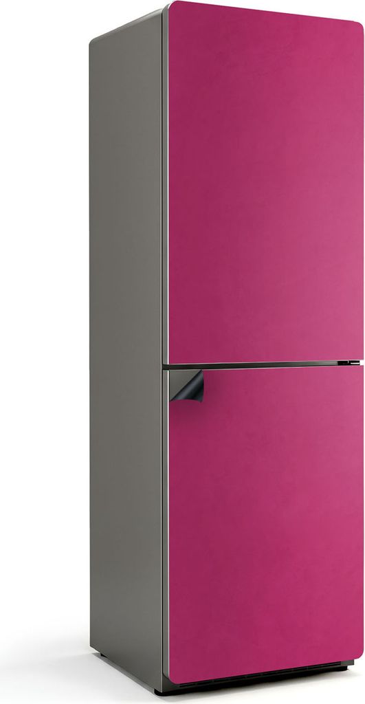Farbe Rosa – Magnetische Kühlschrank Abdeckung – Dekorfolie magnetisch Küche – Kühlschrank Magnet Deko – selbstklebende Magnettafel – ...