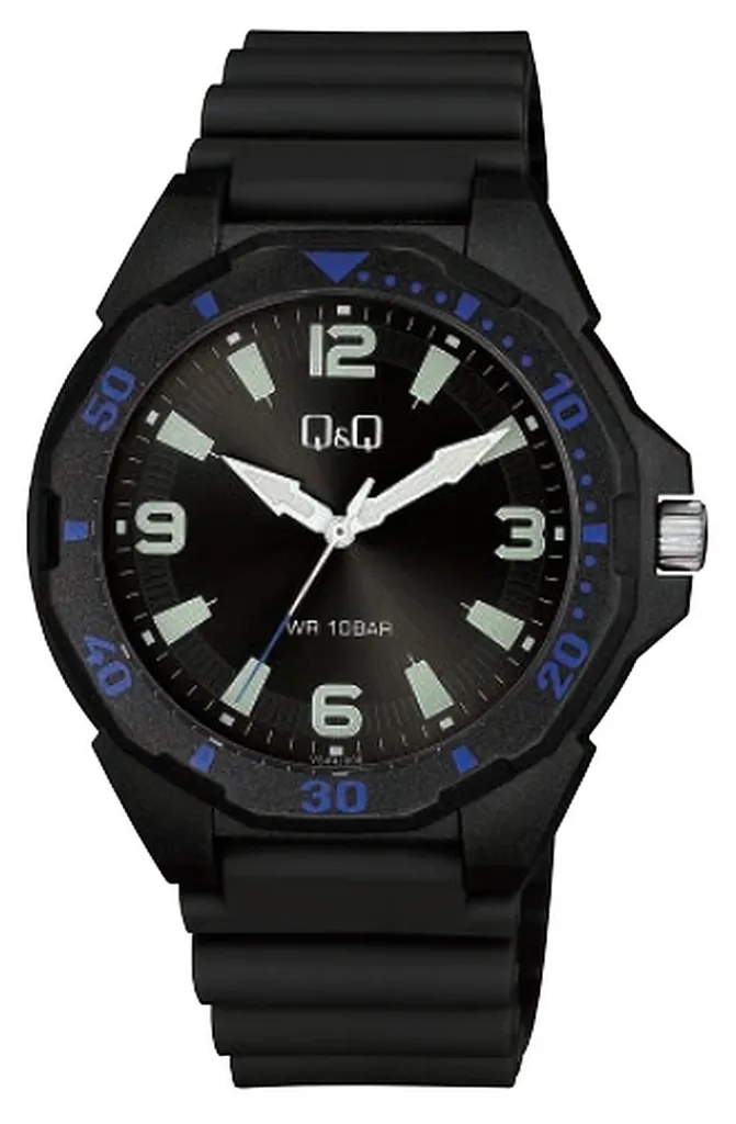 Orologio Uomo Q&Q Silicone 10 Bar | Semplice, Robusto, Indistruttibile