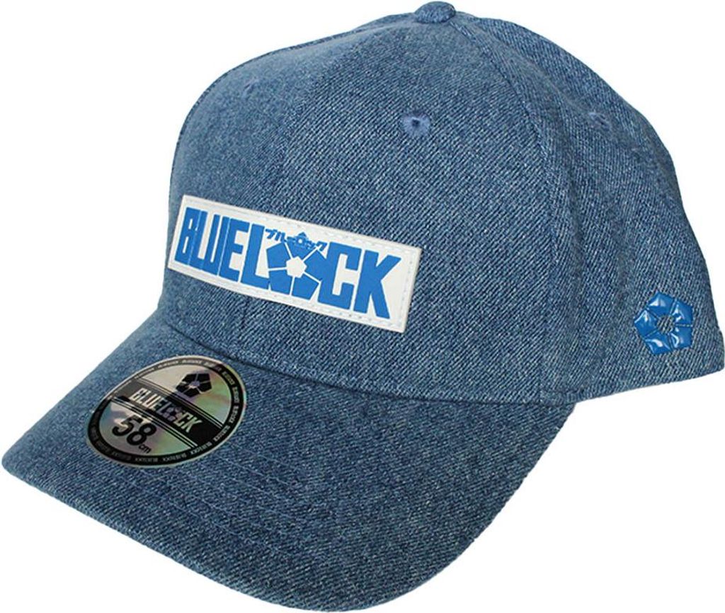 Blue Lock Baseball Cap Classic Logo Denim Anime Manga Basecap Kappe Mütze