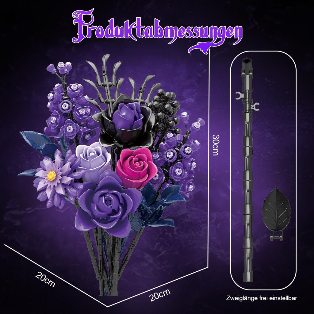 Blumen Rosen für Erwachsene mädchen Spielzeug Flowers Produktbild 