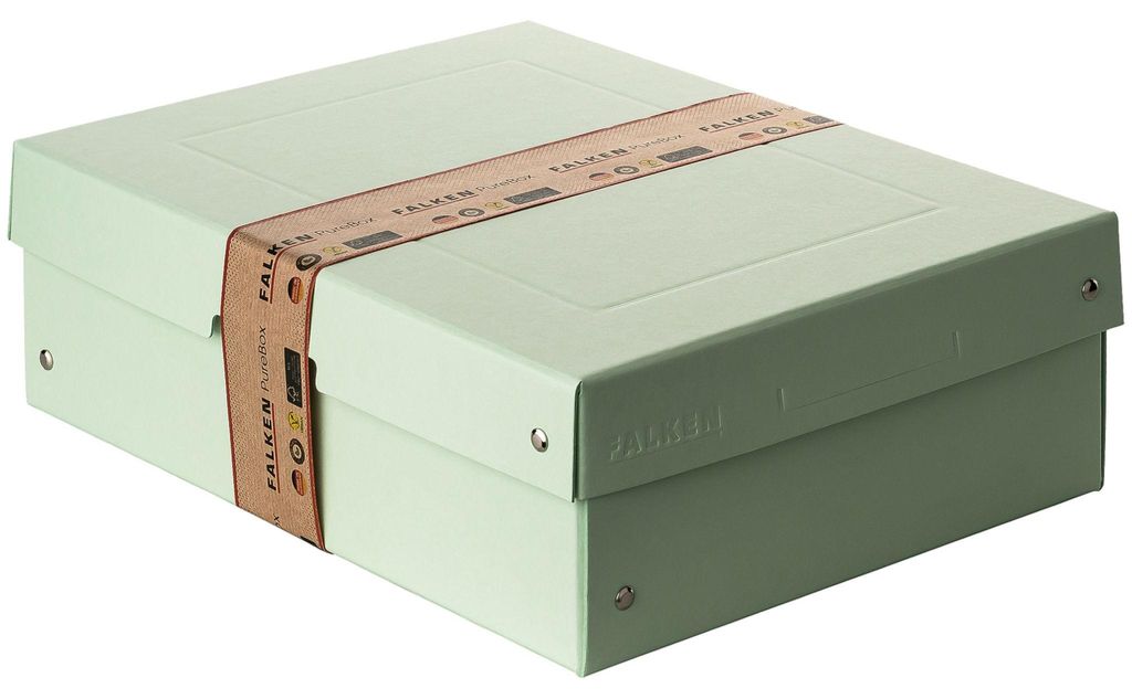 Falken Aufbewahrungsbox PURE Box Pastell 22001912 A4 100mm grün