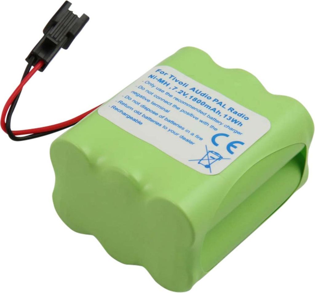 Avizar, NiMH-Akku 7,2V für Tivoli Audio PAL Bluetooth-Lautsprecher, Grün