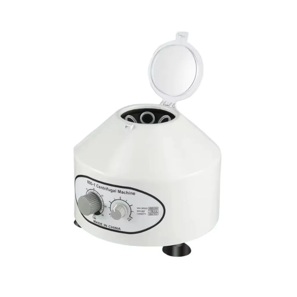 Centrifugeuse de paillasse silencieuse 4000 tr/min avec rotor 6 places