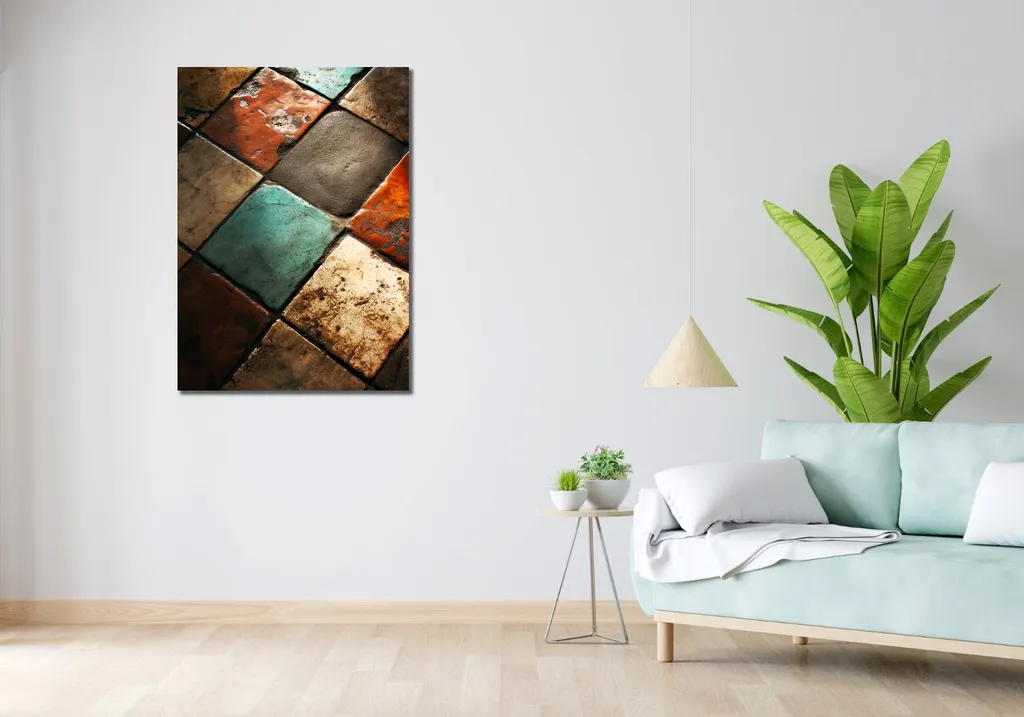 Image Composition céramique 70x100 cm pour une déco murale sans reflets - 2