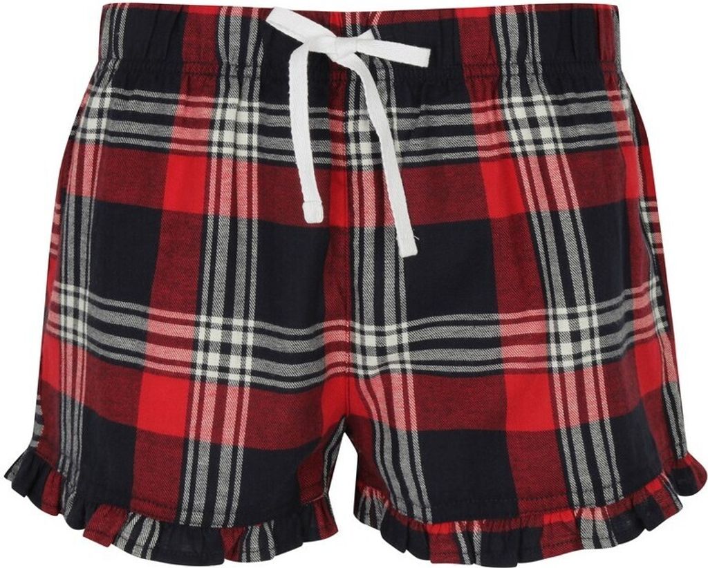 Skinni Fit - Shorts für Damen RW6024 (L EU) (Rot/Marineblau)