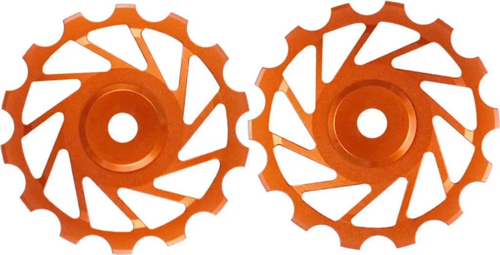 Roues de poulie Novaride 14T MTB avec roulements céramique haute fluidité