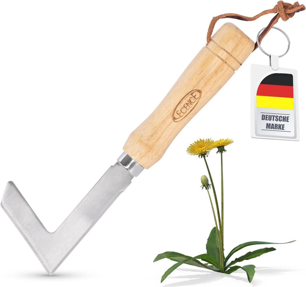ECENCE Fugenkratzer, Unkrautstecher Edelstahl, Fugenmesser Produktbild 