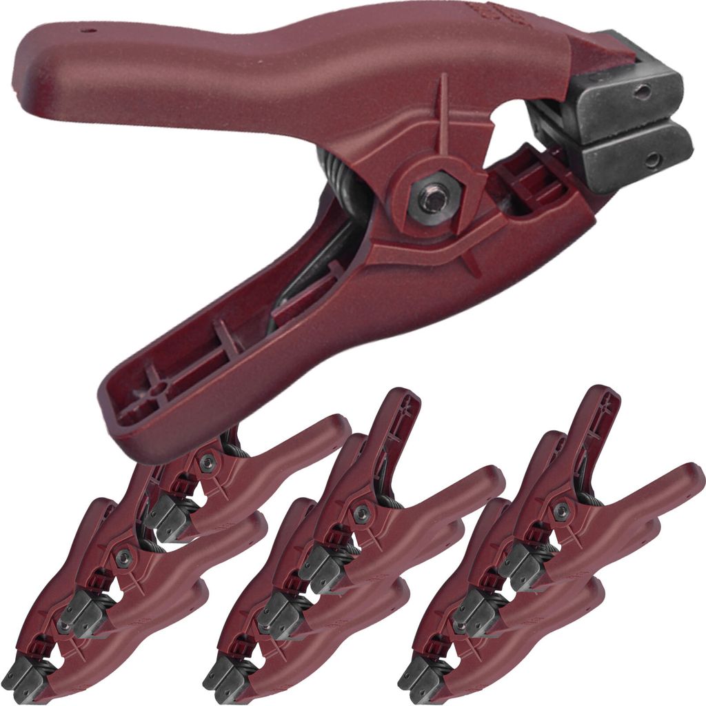 10 x Piher Druckzwinge | Zange verstellbar 3 cm Set