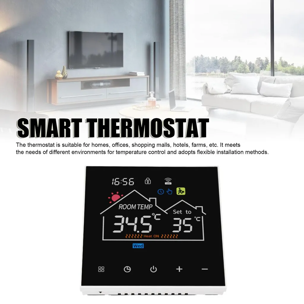Thermostat numérique programmable et connecté pour chauffage à eau chaude - 4