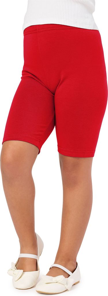 Merry Style Mädchen Kurze Leggings aus Viskose MS10-132 (Rot, 122).