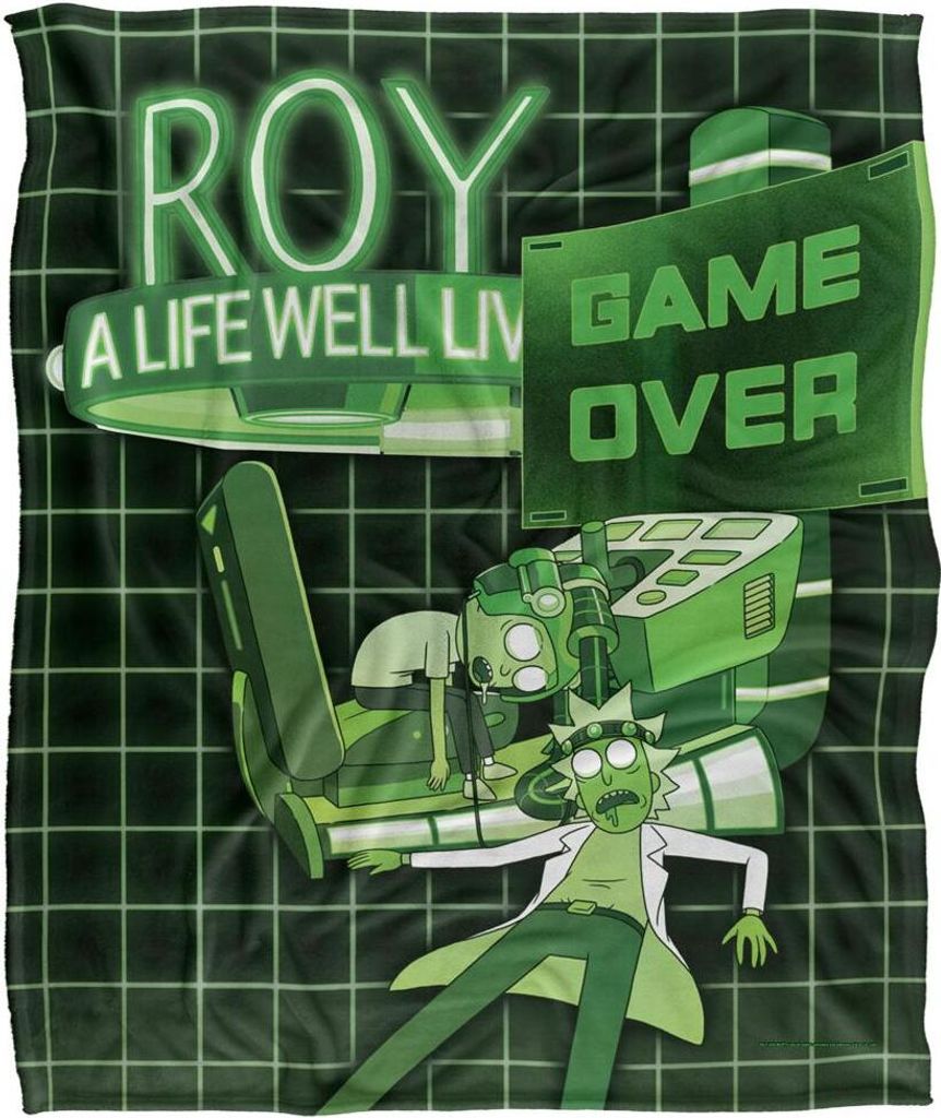 Rick And Morty - Decke "Roy" TV18766 (Einheitsgröße) (Bunt)