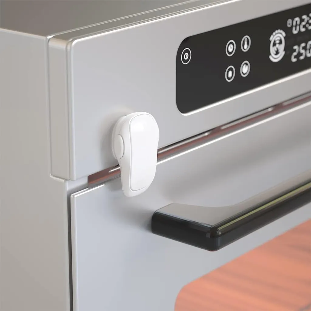 Sécuriser Porte de Four pour Bébé Verrou Blanc Anti-Brûlure Cuisine 1pc