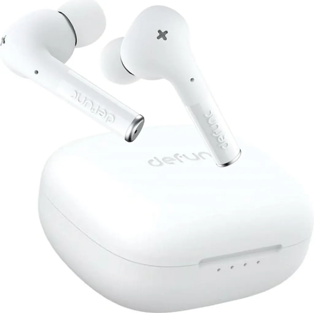 Defunc True Entertainment Bianco: Cuffie In-Ear Wireless Gaming & Cinema