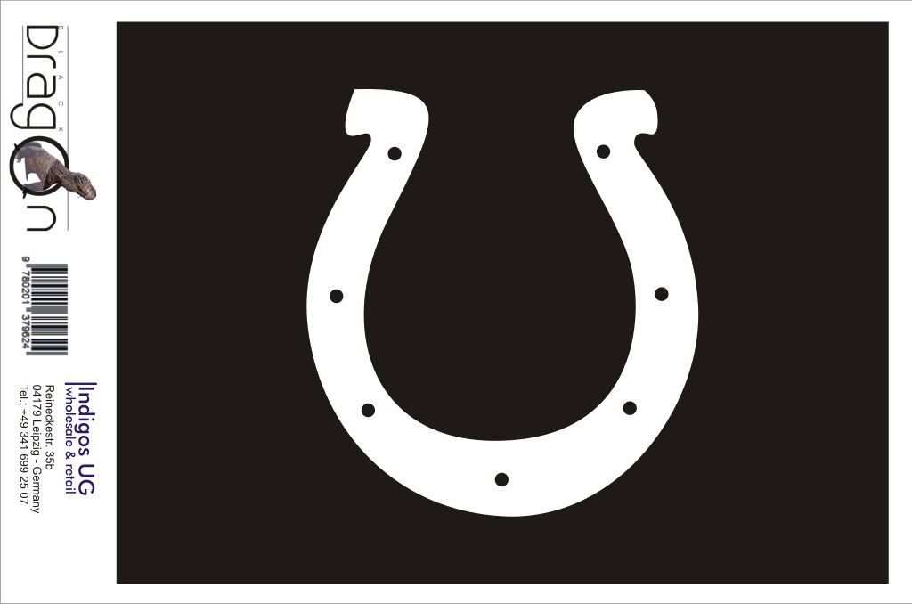 Aufkleber / Autoaufkleber - JDM / Die cut / Auto / OEM - Hufeisen - 120x110 mm gelb - Heckscheibe / Heckscheibenaufkleber