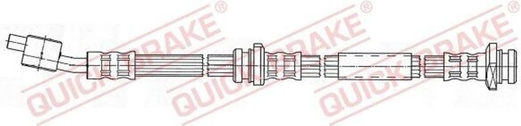 QUICK BRAKE 59.906 Bremsschlauch Vorne Links für NISSAN ALMERA TINO (V10)