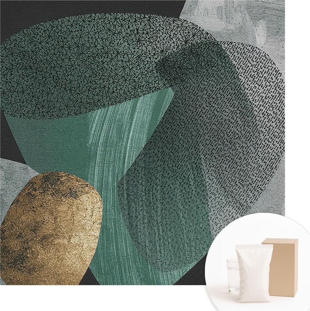 Fototapete - Wandbilder für Wohnzimmer - 250x250 cm - Dekorative Wandfolie - Modernes Design für Wanddekoration - Tapeten für Innenräume - Abst...