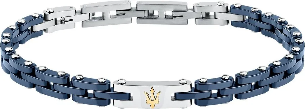 Bracelet Maserati JM425ATZ65 homme 18cm en céramique noire élégante