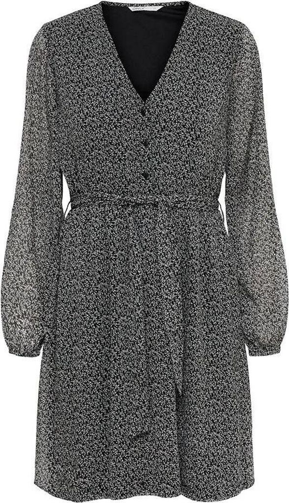 Only Cera Langärmliges Kurzes Kleid Grau S Damen Grau S