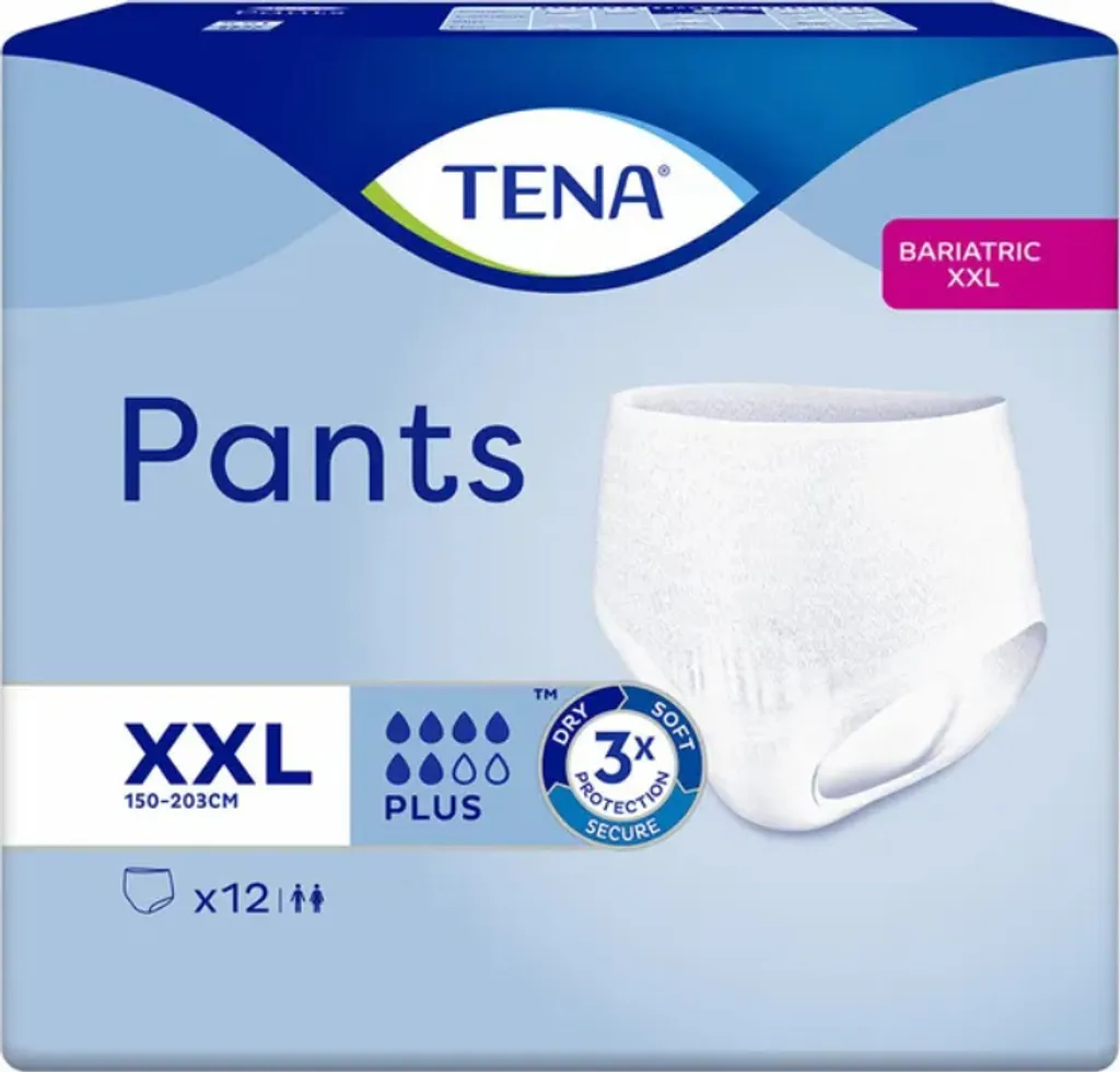 Tena Pants Bariatric Plus XXL: Libertà di Movimento per Taglie Forti