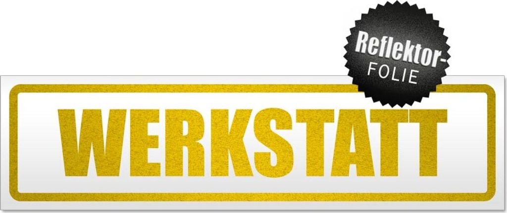 WERKSTATT Magnetschild Schild magnetisch