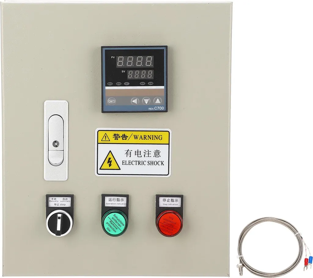 Régulateur PID pour four industriel 380V 15kW et thermocouple K