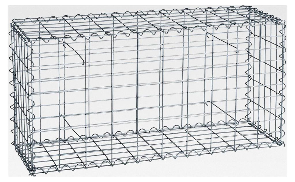 Gabionen in verschiedenen Größen erhältlich - Steingabionen, Steinkorb, Rundgabione, Gabionenwand, Drahtkorb, Mauer, Säulen 5x10 (100x50x30cm)