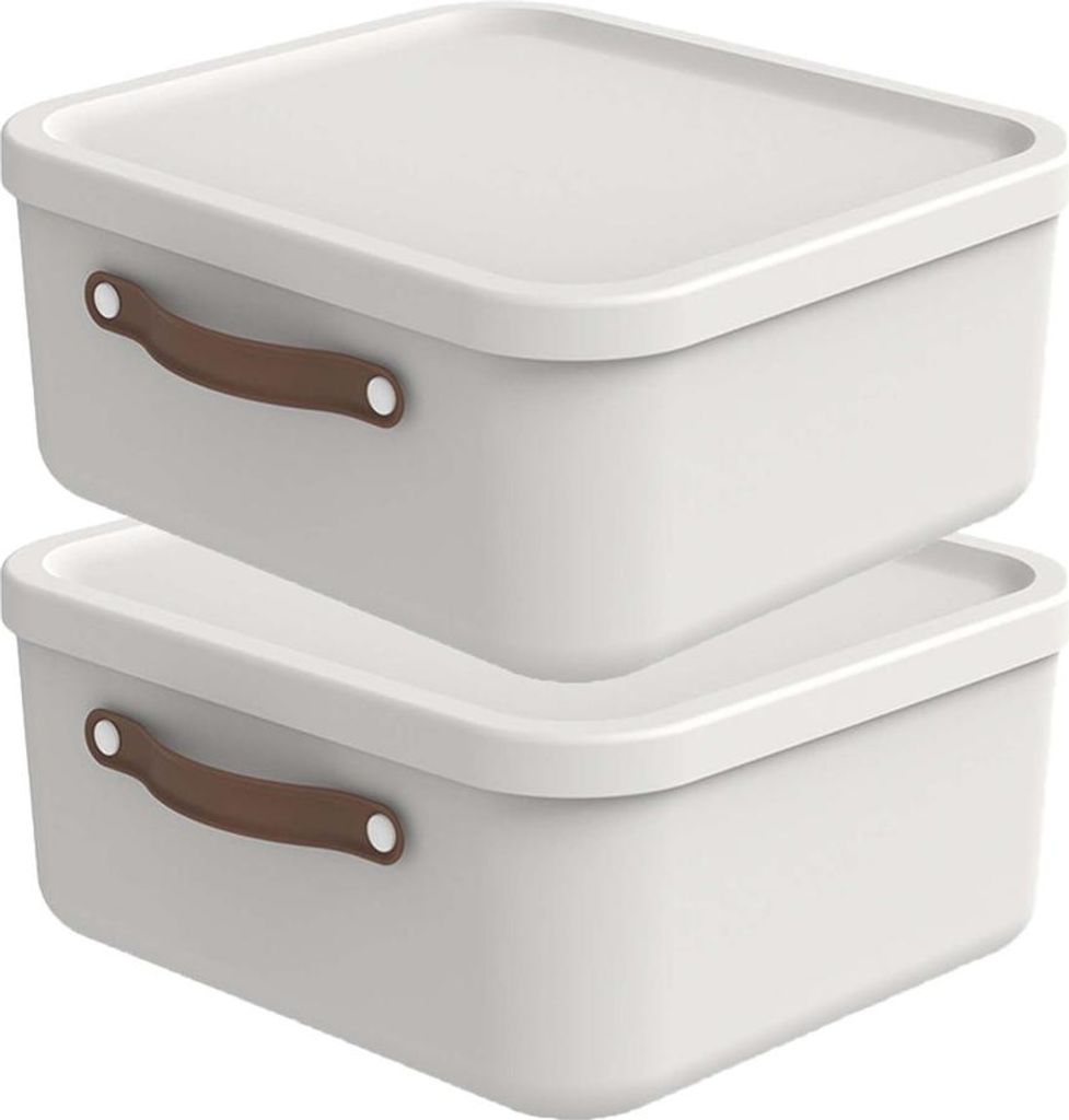 Rotho 2er-Set Aufbewahrungsbox 20 L Maloja - Kunststoffbox Produktbild 