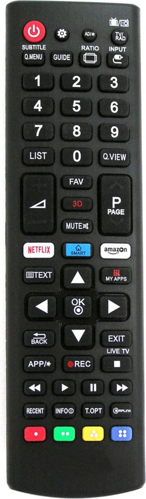 Ersatz Fernbedienung für LG TV 27MA43D-PZ.AEU | 27MT93S | 27MT93S-PZ.AEU |