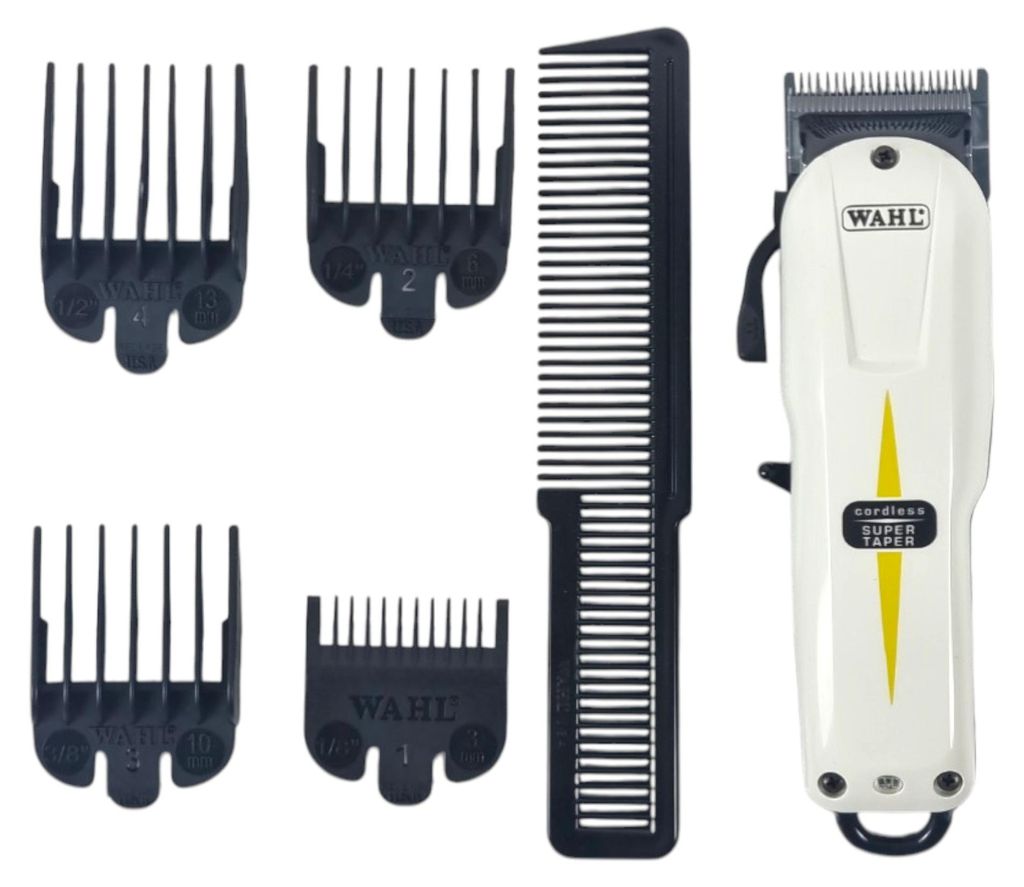 Wahl Cordless Super Taper, Schwarz, Weiß, 1 mm, 2 mm, 4,6 Produktbild 