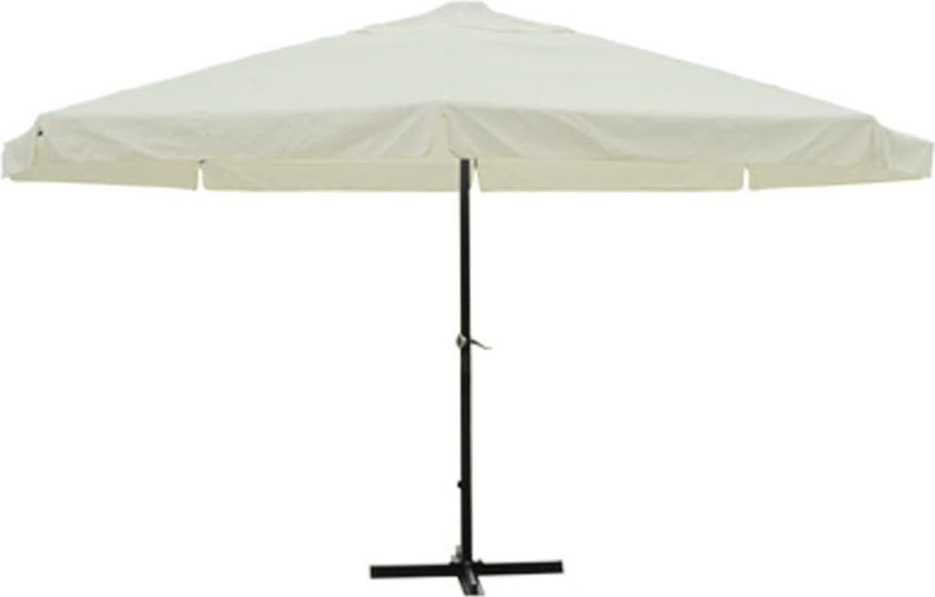 Ombrellone bianco in alluminio 500 cm Immagine del prodotto 