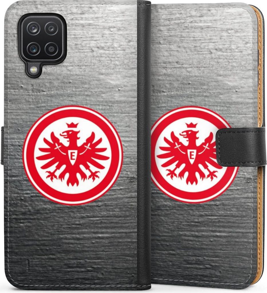 DeinDesign Klapphülle für Samsung Galaxy A12 Handytasche Lederhülle Tasche Eintracht Frankfurt Logo SGE