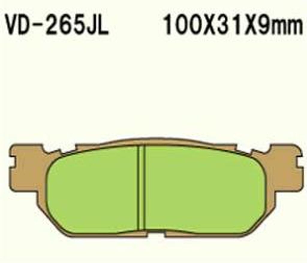 Vesrah Vd-265Jl Bremsbeläge