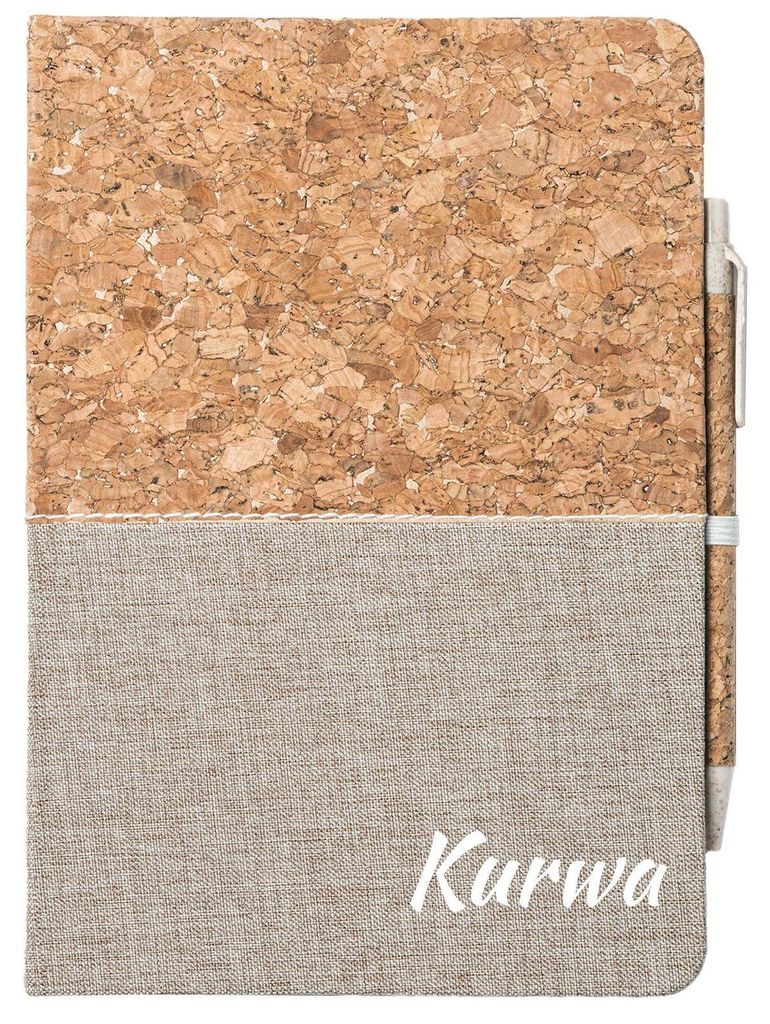 Huuraa Notizbuch A5 Kurwa Polnisch 80 Blatt inkl. Kugelschreiber Tagebuch Geschenkidee