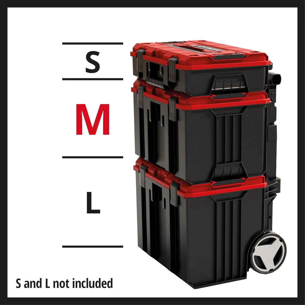 Sécurisez vos outils avec la mallette Einhell E-Case M 4540021 empilable